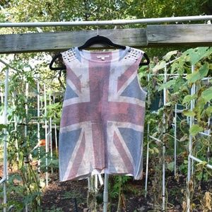 ZARA UK Flag Tank Top